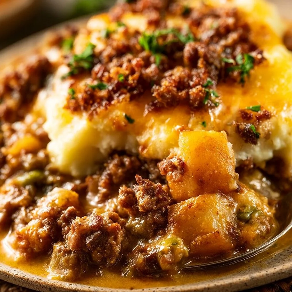 Ground Beef Potato Casserole