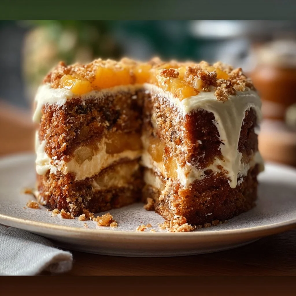 Hawaiian Carrot Pineapple Cake