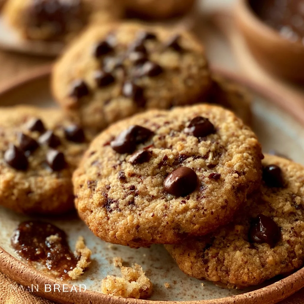Healthy Banana Bread Chocolate Chip Cookies