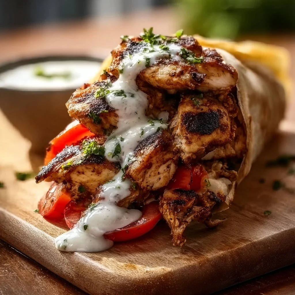 Homemade Chicken Gyros