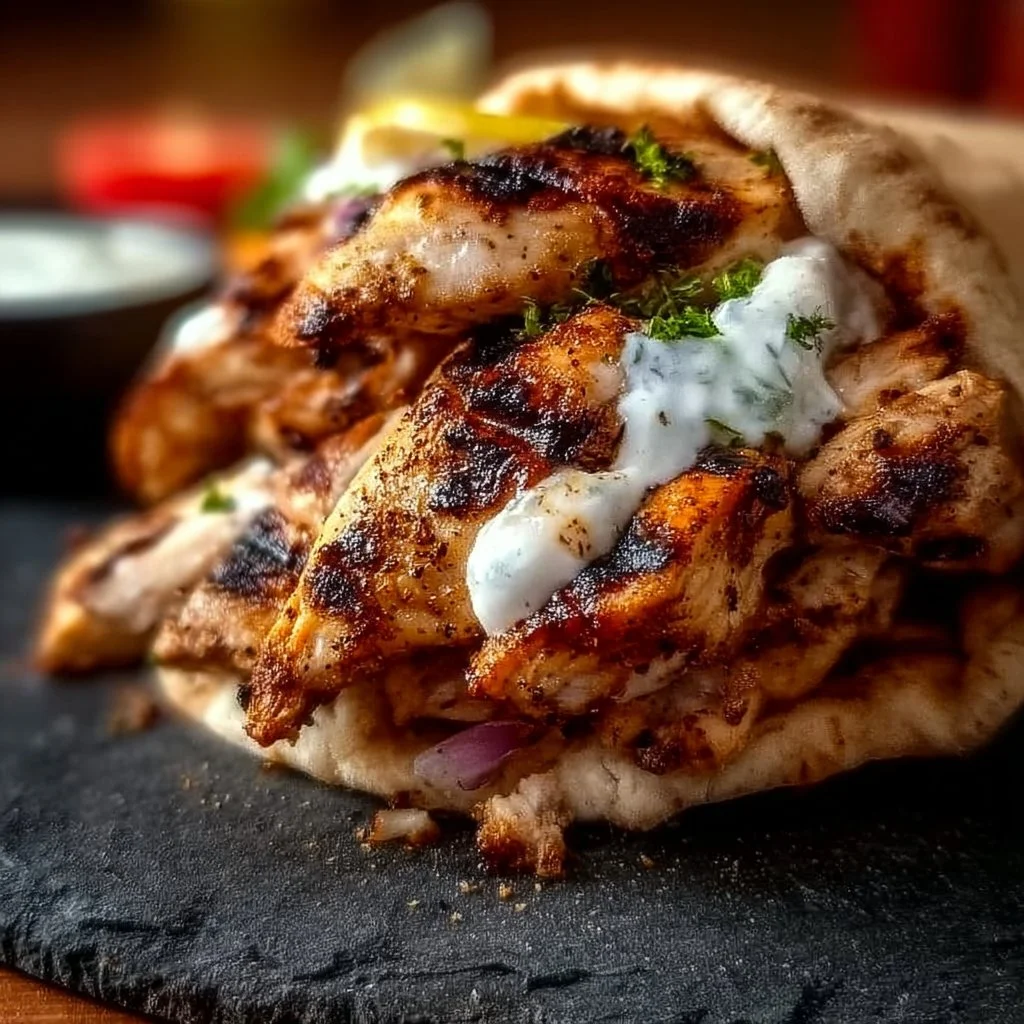 Homemade Chicken Gyros