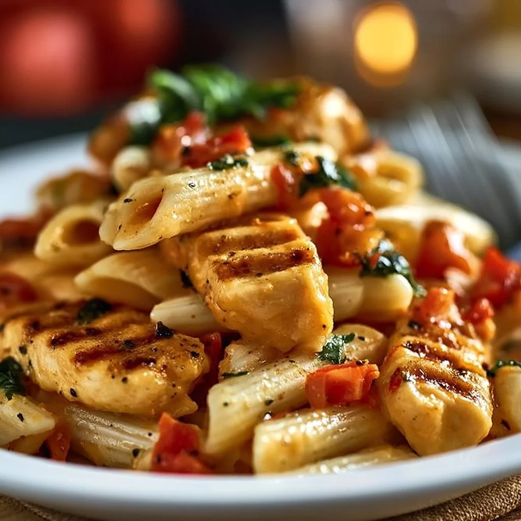 Honey Pepper Chicken Panini Pasta