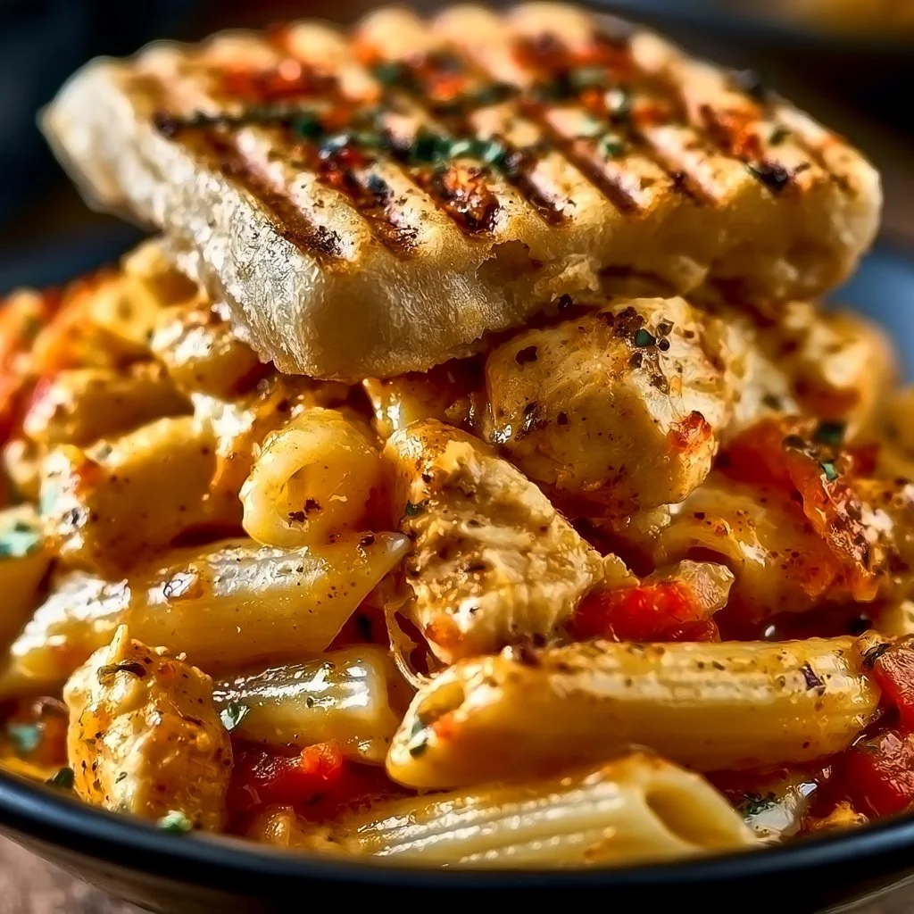 Honey Pepper Chicken Panini Pasta