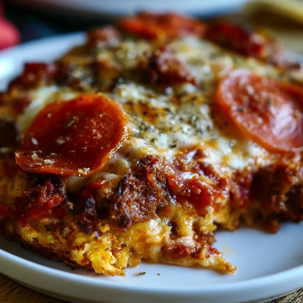 Low Carb Pizza Casserole (Easy, Cheesy & Family-Approved)