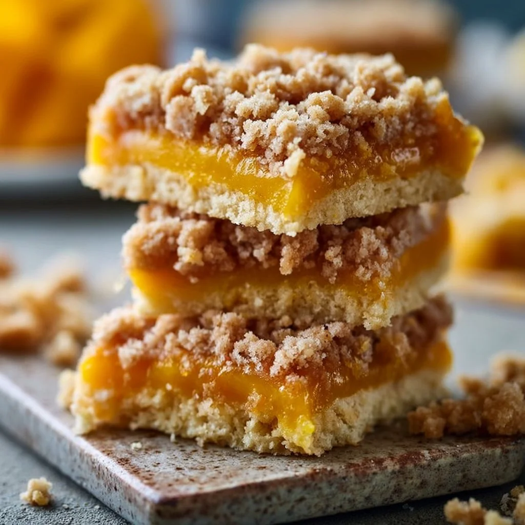 Mango Crumble Bars