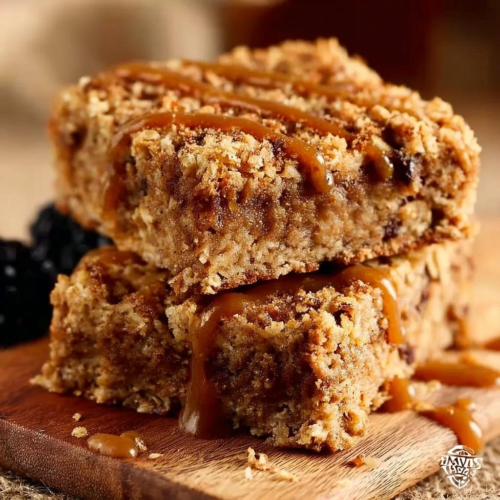 Maple Cinnamon Oatmeal Breakfast Bars