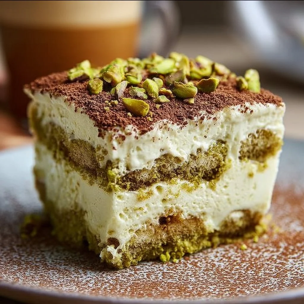No-Bake Pistachio Tiramisu