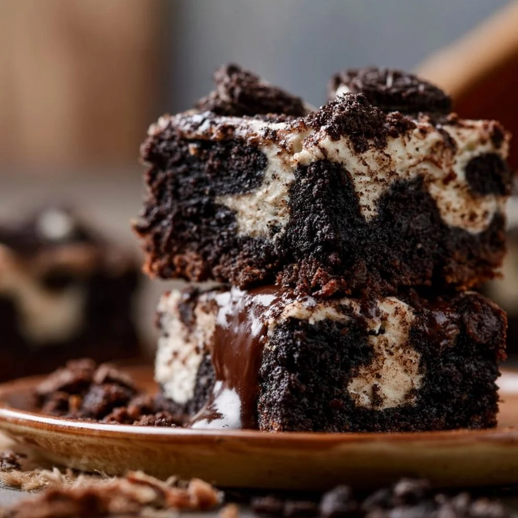 Oreo Cheesecake Brownies