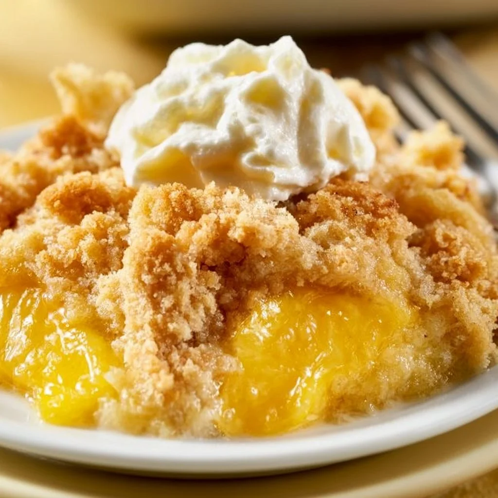 Peach Dump Cake