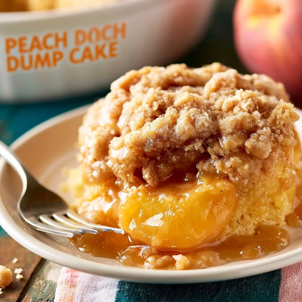 Peach Dump Cake