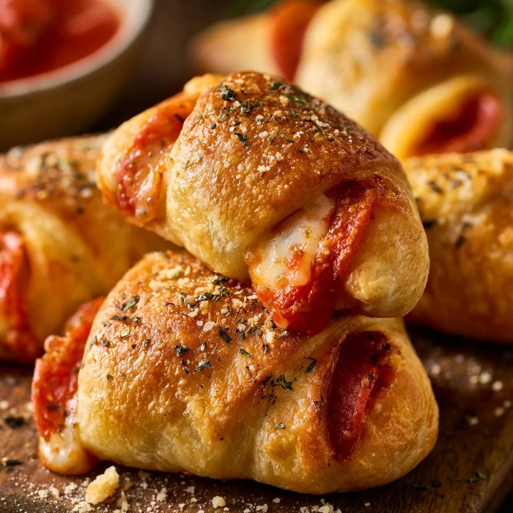 Pepperoni Pizza Crescent Rolls
