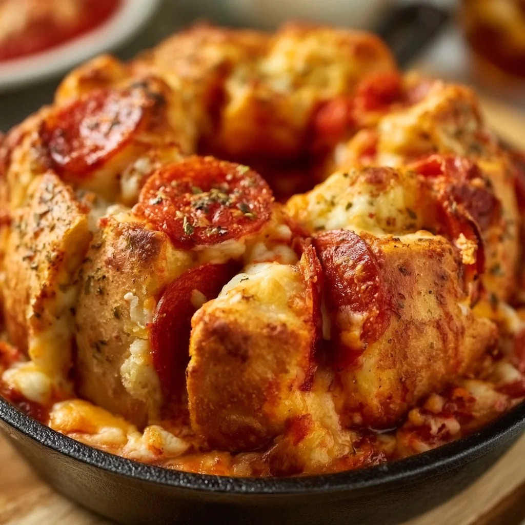 Pull Apart Pepperoni Pizza Bread