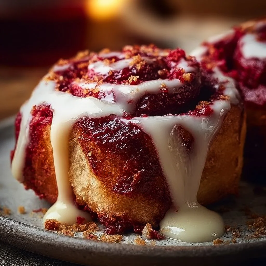 Red Velvet Cinnamon Rolls