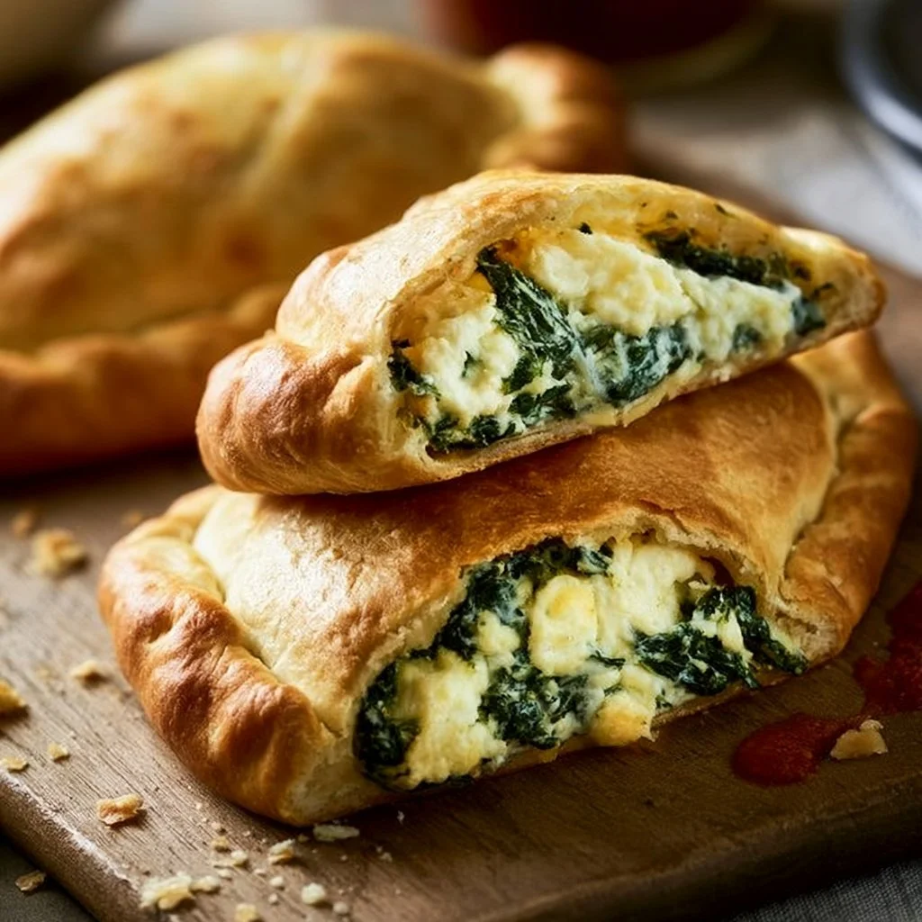 Ricotta and Spinach Calzones