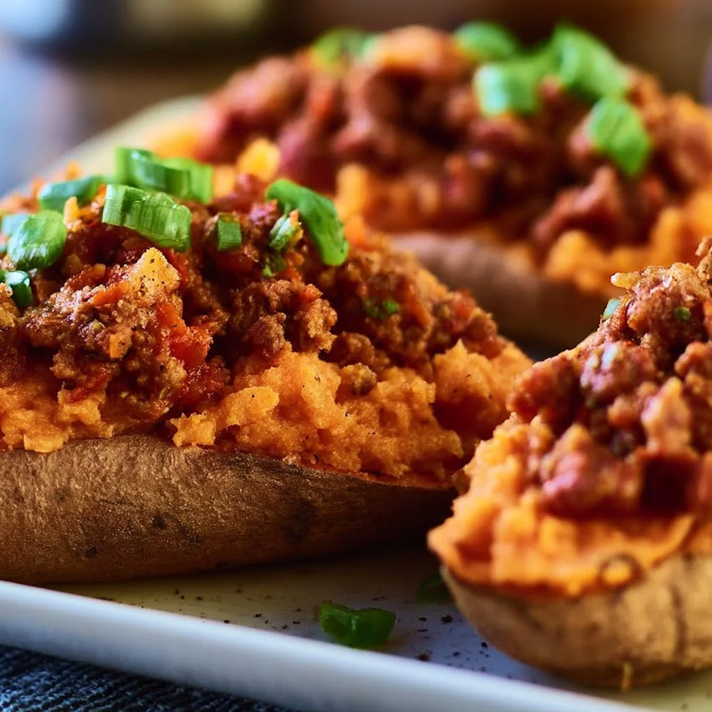 Sloppy Joe Sweet Potatoes