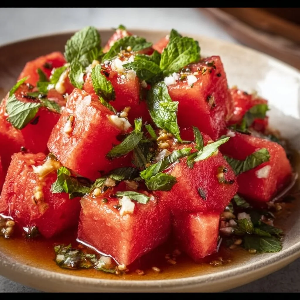Spicy Watermelon Salad