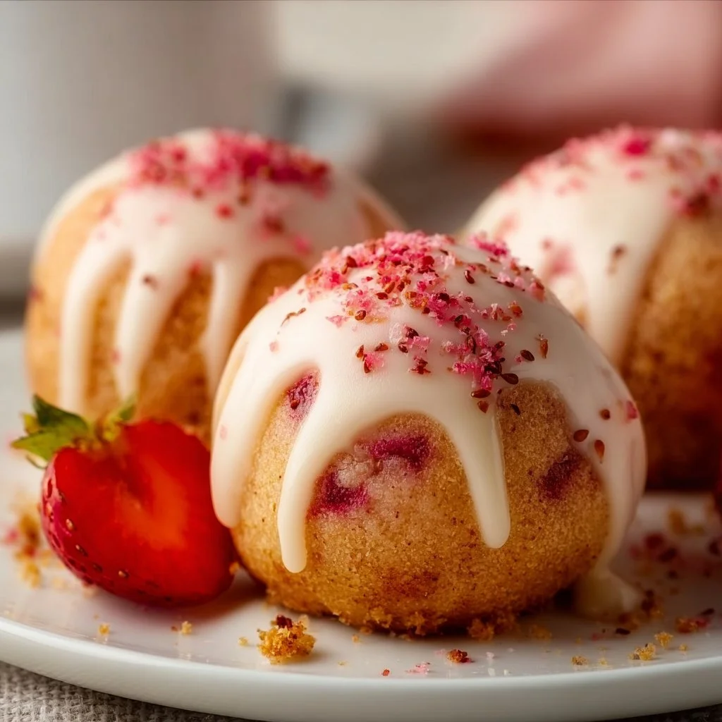 Strawberry Cake Balls