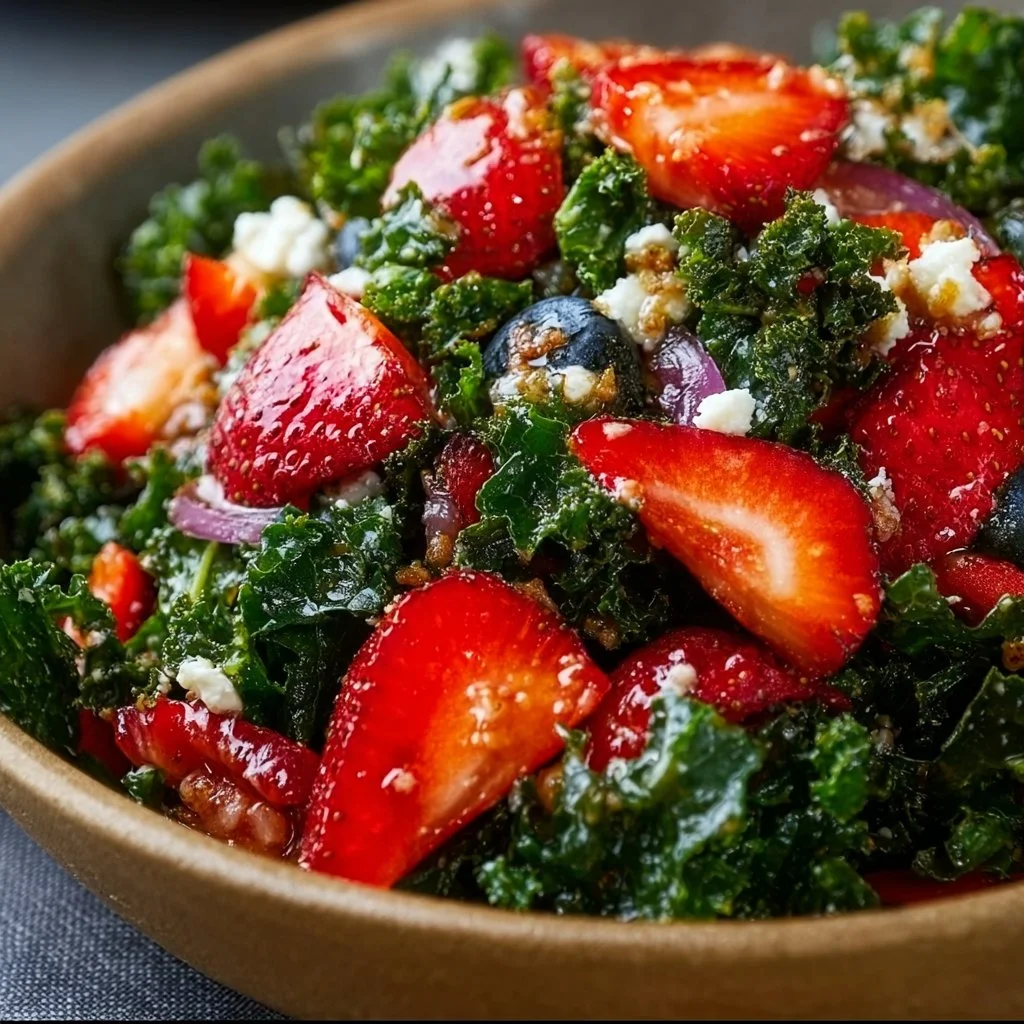 Strawberry Kale Salad