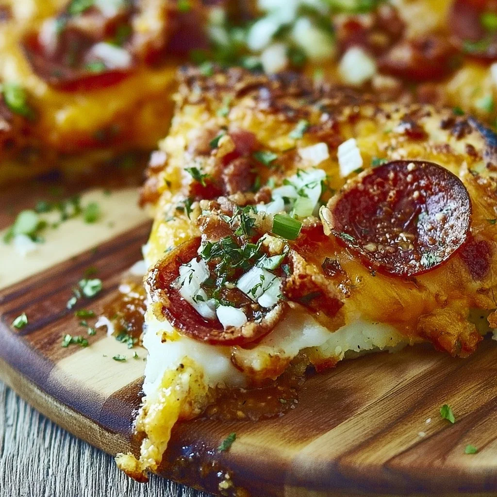 Supreme Mashed Potato Pizza