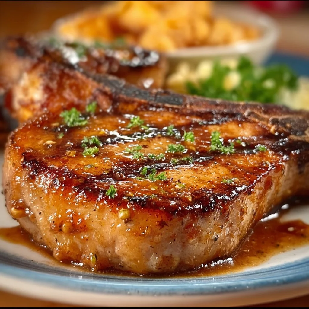 Texas Roadhouse Inspired Pork Chops