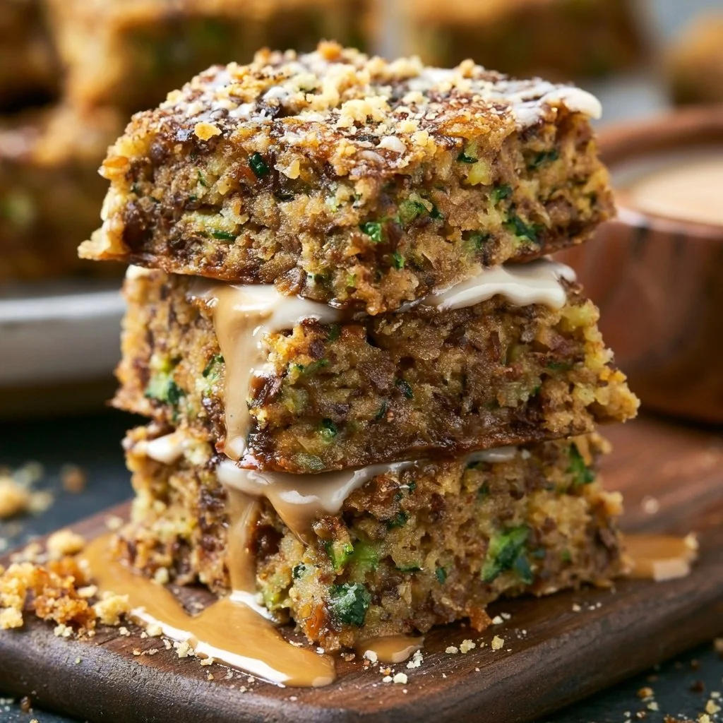 Vegan Gluten-Free Zucchini Bars