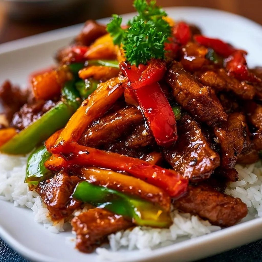 Vegan Pepper Steak