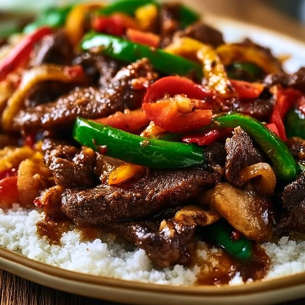 Vegan Pepper Steak