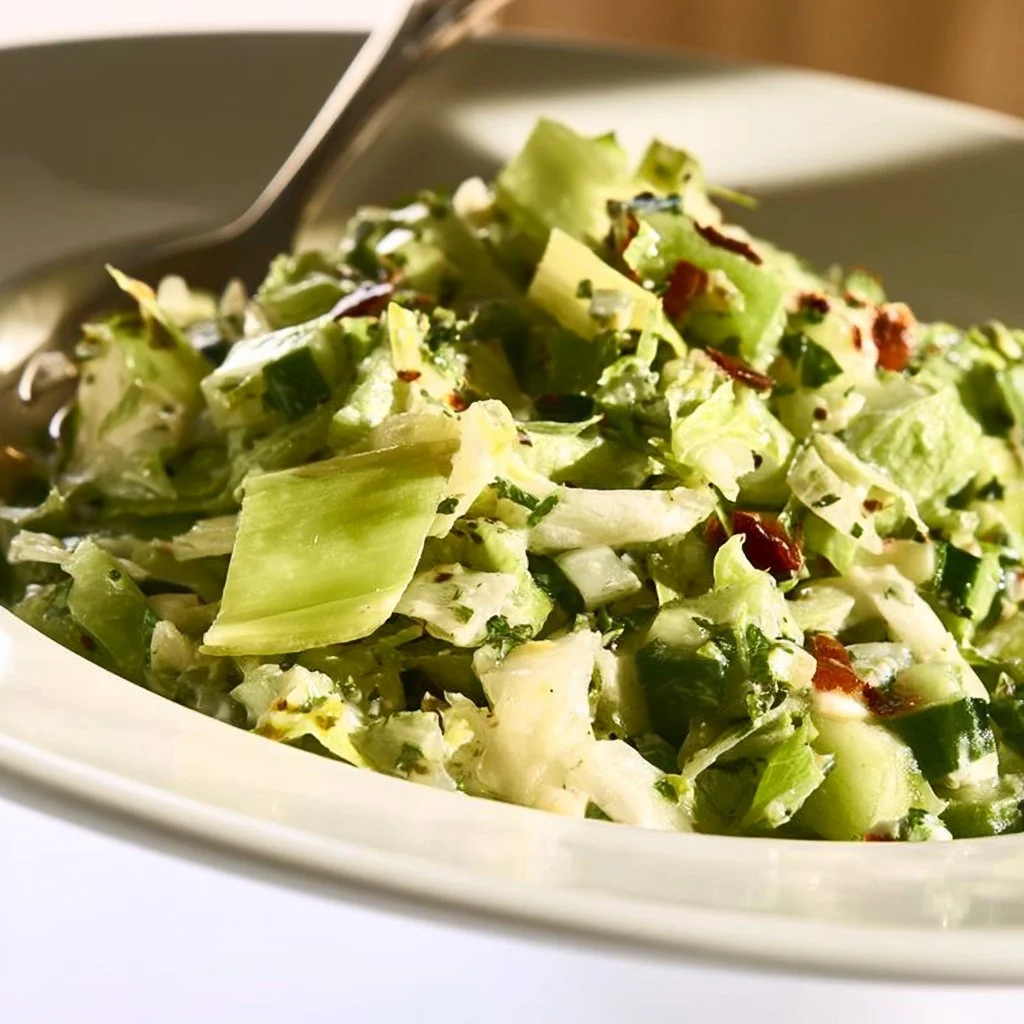 Carmel Forest Spa's refreshing celery salad with fresh ingredients